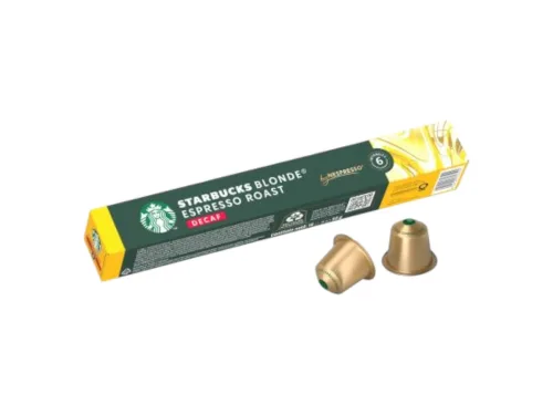 Кафе Starbucks Bloncde Espresso Roast Decaf10Бр Капсули Nespresso