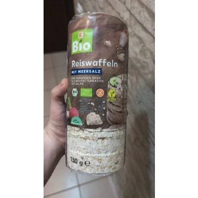 Био оризови вафли със сол от морето / Bio rice wafers with sea salt - Bio