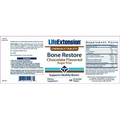 Bone Restore Chocolate Flavored - Life Extension