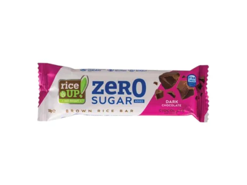 Бар Оризов Rice Up! Zero Тъмен Шоколад 18 Г Без Глутен