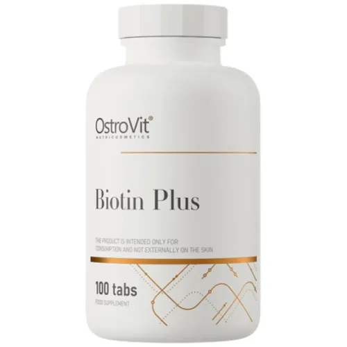 Biotin Plus 2500 mcg / 100 Таблетки, 200 дози - OstroVit