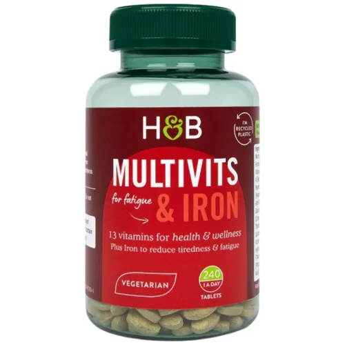 Multivits & Iron / 240 Таблетки, 240 дози - Holland And Barrett