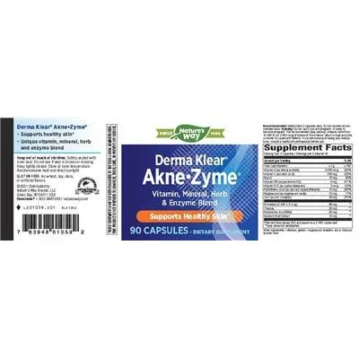 Derma Klear Akne-Zyme - Nature's Way