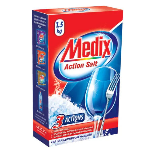 Сол за съдомиялна машина Medix 1,5кг.