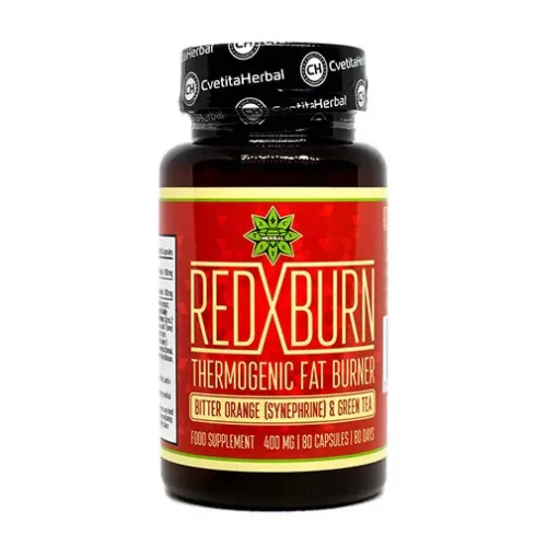 Red X Burn 400mg / 80 Caps - Cvetita Herbal