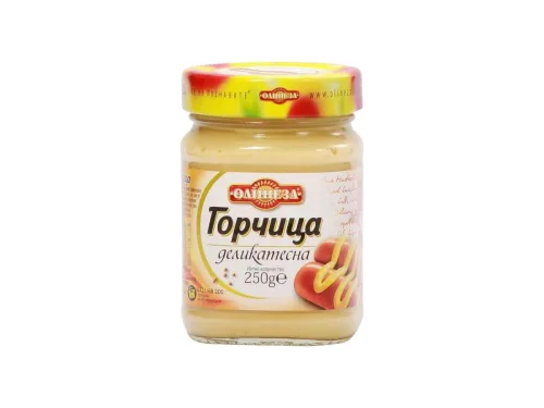Горчица Олинеза Деликатесна 250гр Буркан