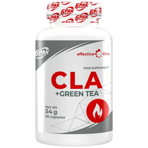 CLA + Green Tea / 90 капсули, 30 дози - 6PAK Nutrition