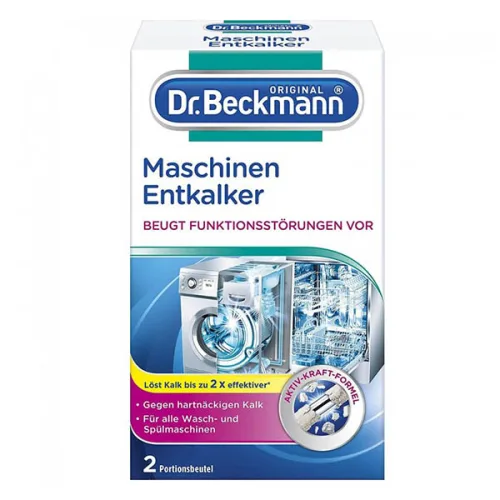 Препарат против котлен камък в електроуреди Dr.Beckmann 2*50гр - Dr.Beckmann
