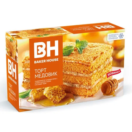 Пандишпанова торта Медовик Baker House 350гр. - Baker House