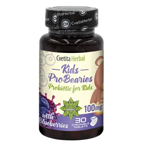 Kids Pro Bearies / 30 Tabs (30 дози) - Cvetita Herbal