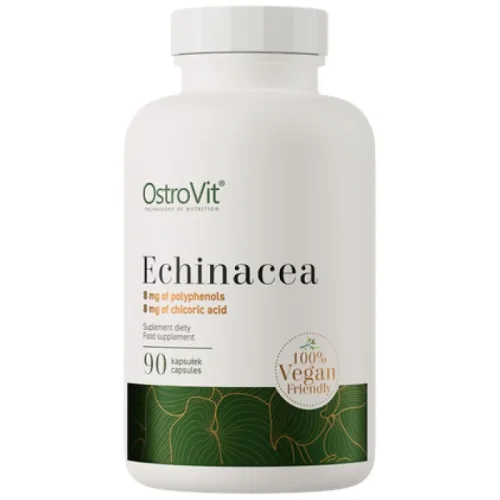 Echinacea 400 mg / Vege / 90 капсули, 90 дози - OstroVit