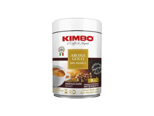 Кафе Kimbo Aroma Gold 100% Арабика 250гр Мет.Кутия