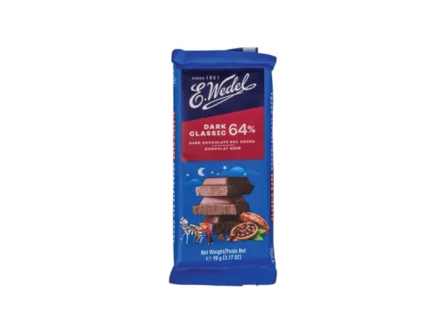 Шоколад E. Wedel Dark 64% Classic 90 Г Import