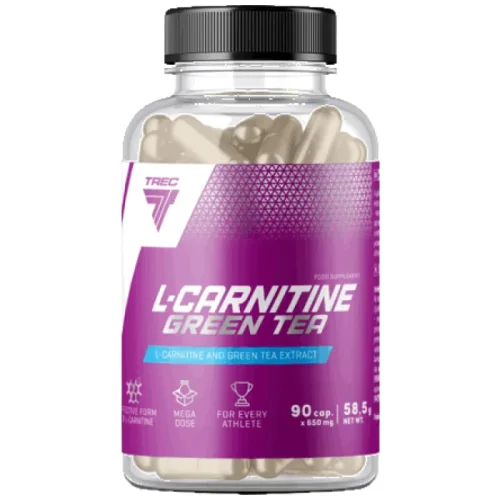 L-Carnitine + Green Tea Caps / 180 капсули, 45 дози - Trec Nutrition