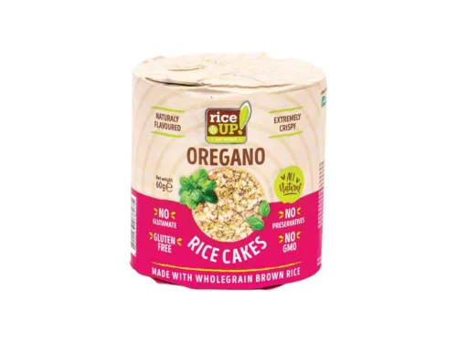 Бисквити Оризови Rice Up! Риган Пълноз. 60 Г