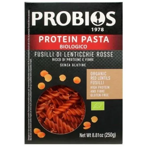 Био фузили от червена леща, 250 g, Probios - Probios