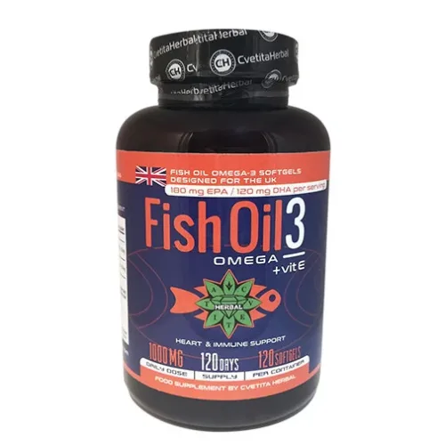 Fish Oil 3 / 120 Caps. - Cvetita Herbal