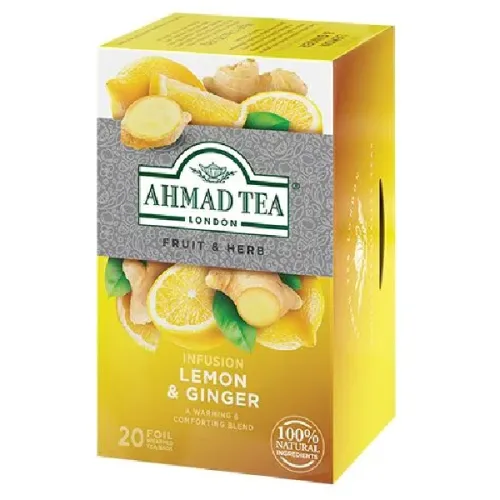 Чай Lime and Ginger Ahmad Tea 20бр. 40гр. - Ahmad Tea