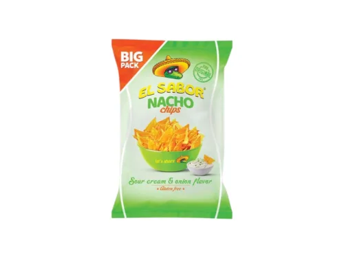 Чипс El Sabor Начо Сметана И Лук 180гр