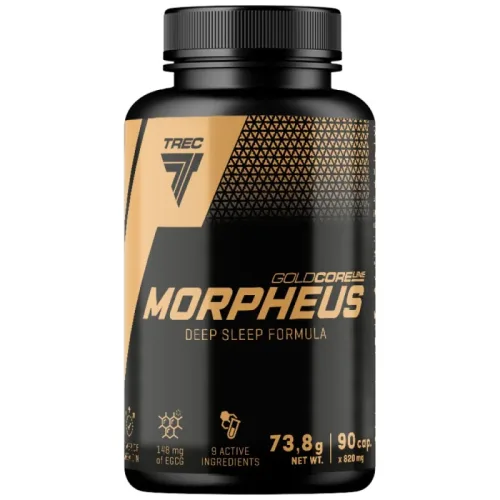Gold Core | Morpheus - Good Night Support with Melatonin, L-Tryptophan & Gaba / 60 Таблетки, 60 дози - Trec Nutrition