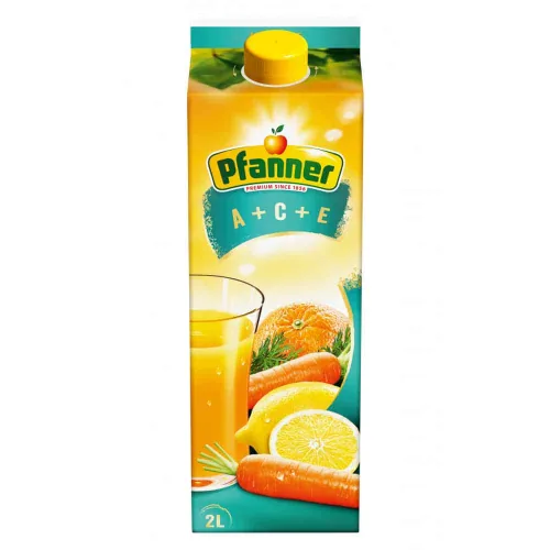 Плодова напитка мултивитамин А+С+Е Pfanner 2л. - Pfanner