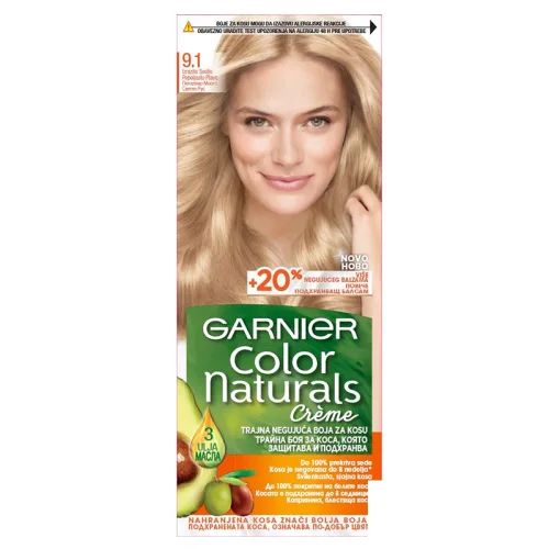 Боя за коса Garnier Naturals пепеляво много светло рус №9.1 - Garnier