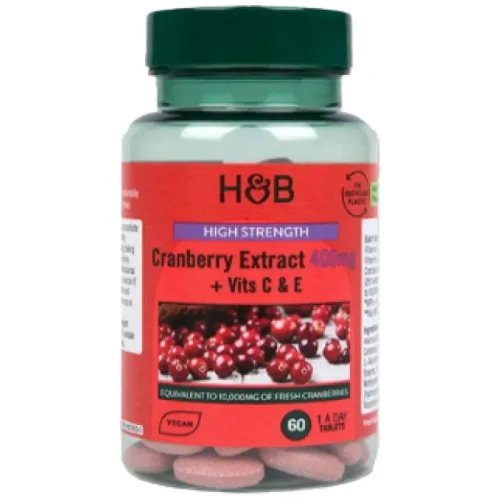 Triple Strength Cranberry Concentrate 400 mg / 60 Таблетки, 60 дози - Holland And Barrett