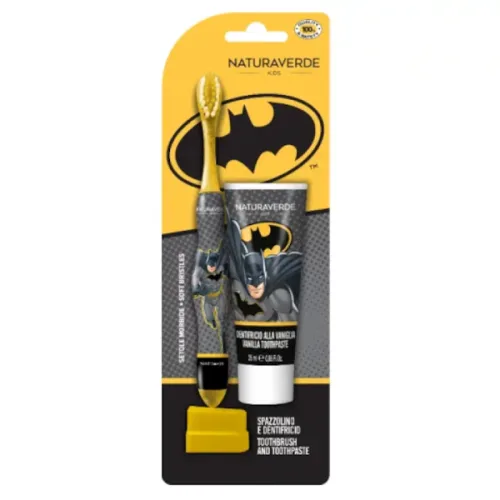 Комплект детска четка и паста за зъби 25мл. Batman