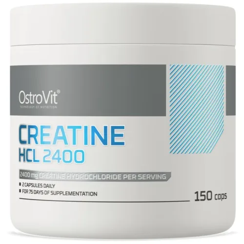 Creatine HCL 2400 / Creatine Hydrochloride / 150 капсули, 75 дози - OstroVit