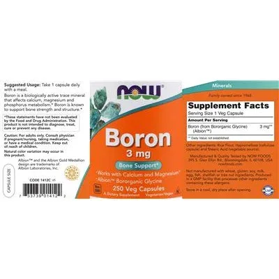 Boron 3 mg - NOW