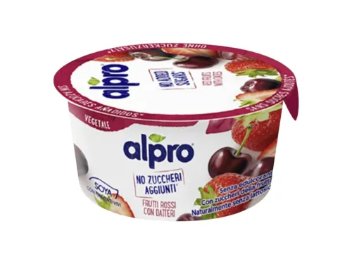 Продукт Заквасен Соев Alpro Ягода, Череша, Фурма 135гр