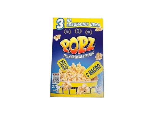 КТ Пуканки Popz С Масло 3бр Х 90гр