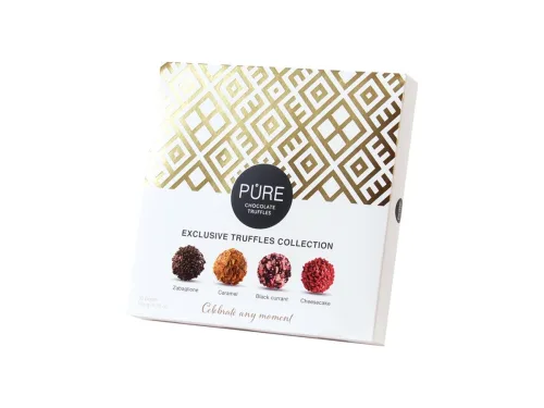 Бонбони Трюфели Pure Gold Collection 16бр 135гр Кутия