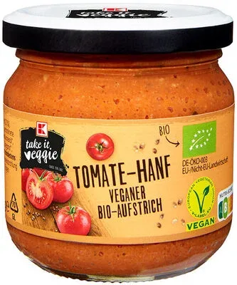 Био намазка K-take it veggie Тоскана с домати и коноп / K-take it veggie Bio Spread Tuscany Tomato Hemp - K-take it veggie