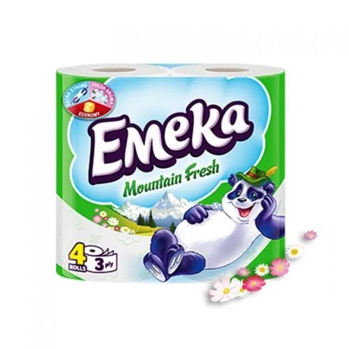 Тоалетна хартия Емека Mountain Fresh 4бр.