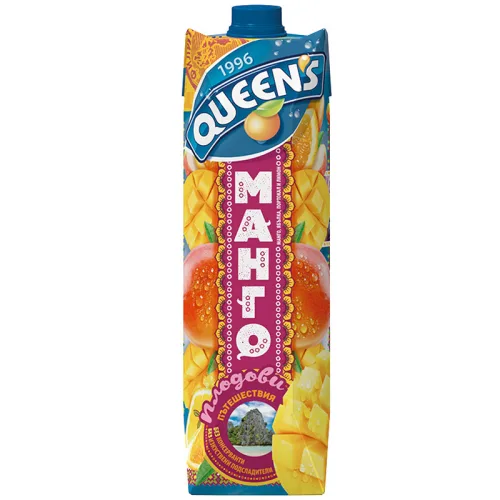 Плодова напитка от Манго Queen's 1л. - Queen's