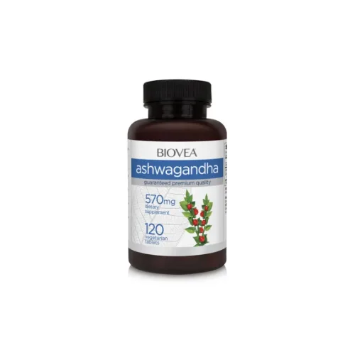 Ashwagandha 572mg - Ашваганда, Разфасовка 120 tabs - Biovea