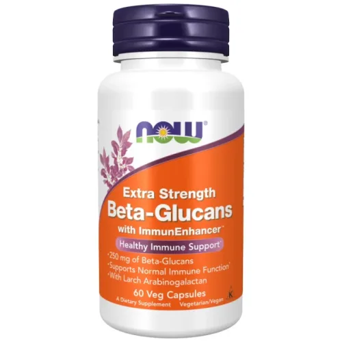 Beta 1,3/1,6 Glucan 250 mg (60 дози) / 60 капсули - NOW Foods
