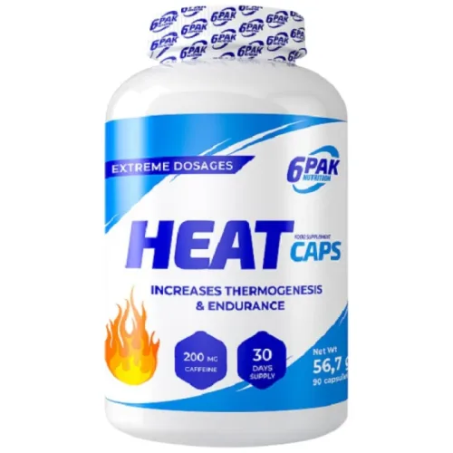Heat Caps / 90 капсули, 30 дози - 6PAK Nutrition