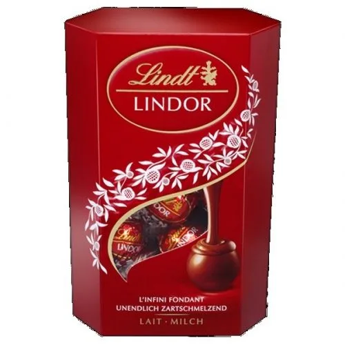 Шоколадови бонбони Lindt Lindor млечен 200гр. - Lindt