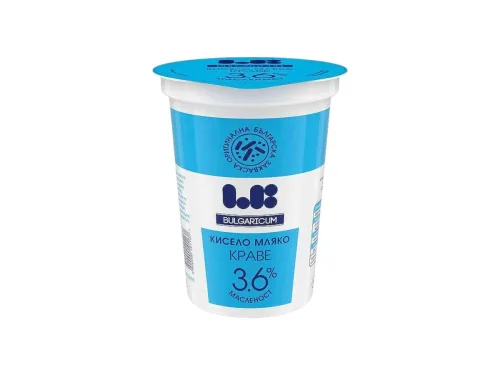 Мляко Кисело Ел Би 3,6% 400гр