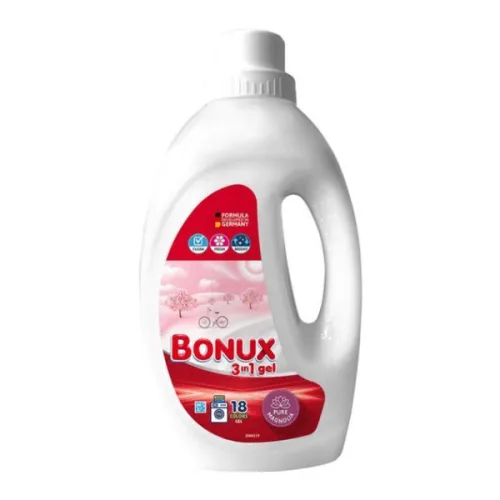 Течен перилен препарат за цветно пране Bonux 900мл. - Bonux