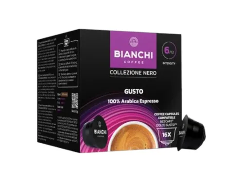 Кафе Bianchi Nero 100% Arabica 16бр Dolce Gusto