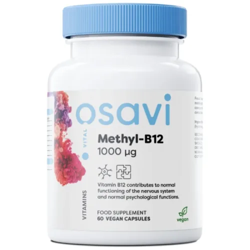 Methyl B-12 1000 mcg / 60 капсули, 60 дози - Osavi