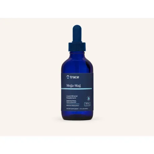 Mega-Mag 400mg - Магнезий, Разфасовка 118ml - Trace Minerals