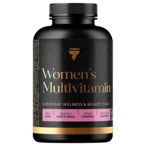 Women's Multivitamin | with Fish Collagen Peptides, Hyaluronic Acid, CoQ10, L-Carnitine, CLA & Green Tea / 90 капсули, 45 дози - Trec Nutrition