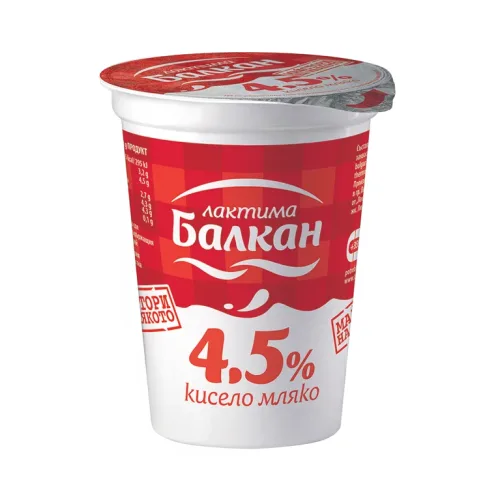 Кисело мляко 4,5% - Лактима Балкан