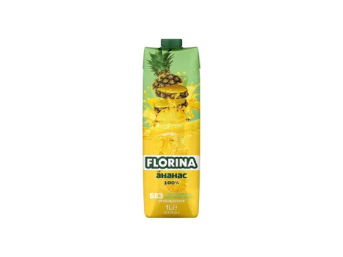 Сок Florina Ананас 100% 1л Ф108
