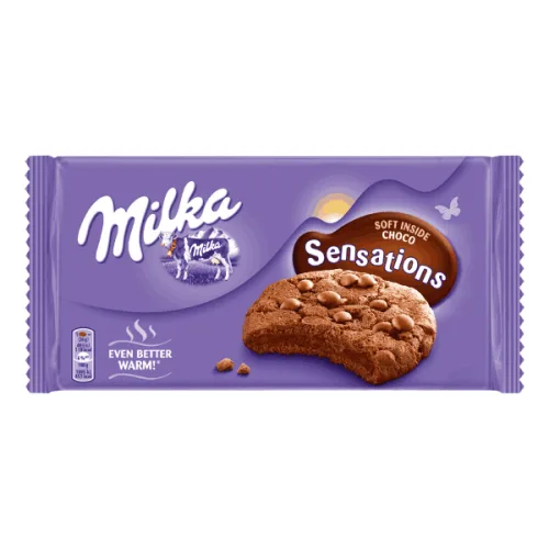 Бисквити Milka Sensatione cookie choco soft - меки 156гр.