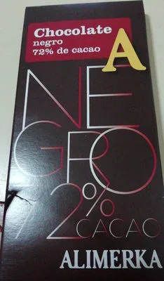 Тъмен шоколад 72% какао / Dark Chocolate 72% Cocoa - Alimerka